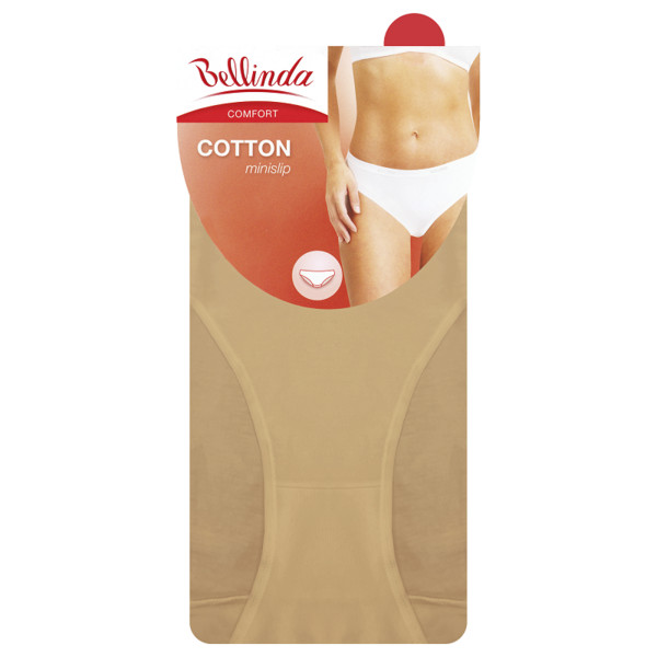 Dámské kalhotky COTTON MINISLIP - BELLINDA - tělová L