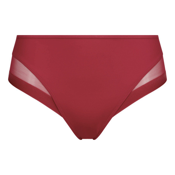 Dámské kalhotky DIM GENEROUS CLASSIC SLIP - DIM - tmavě červená XL
