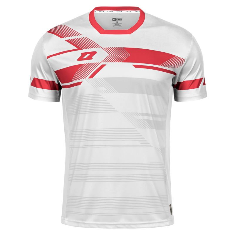 Zápasové tričko Zina La Liga (bílo-červené) Jr 2318-96342 XS