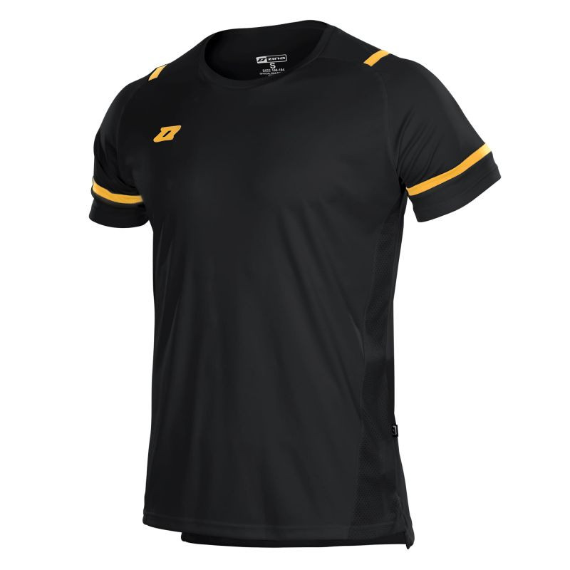 Zina Crudo Jr fotbalové tričko 3AA2-440F2 černá / žlutá L