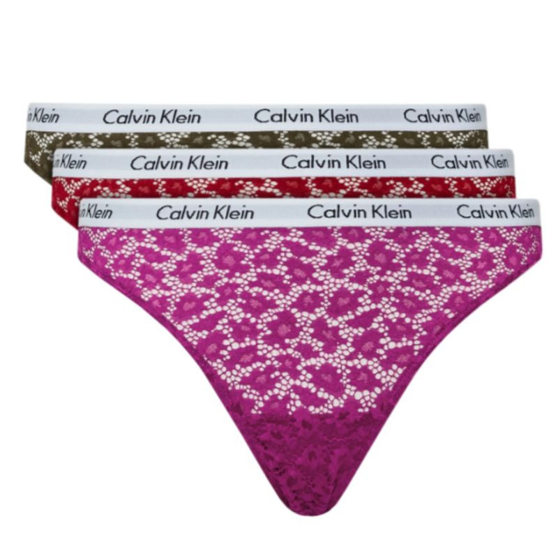 Calvin Klein Spodní prádlo Bikiny 3Pk W 000QD3926E dámské XS