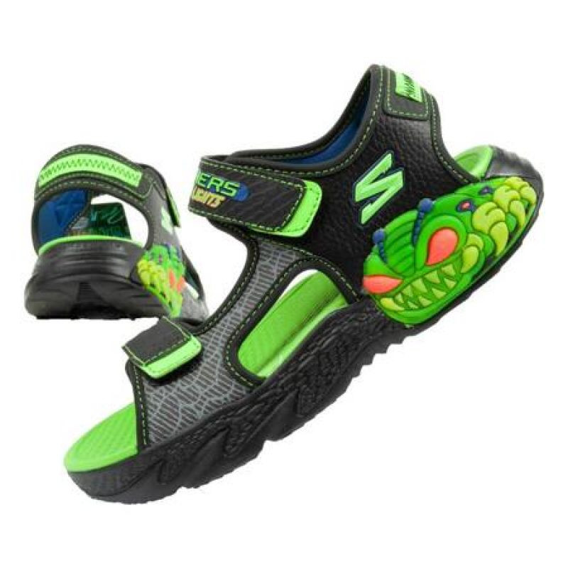 Sandály Skechers Jr 400614L/BKLM 35,5