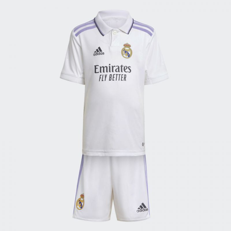 Dětská fotbalová souprava Real Madrid H Mini Jr HA2667 - Adidas 110 cm