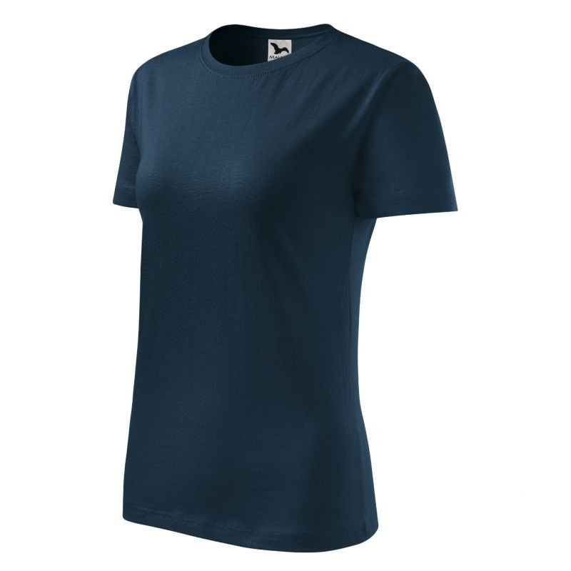Dámské tričko Malfini Classic New W MLI-13302 tmavě modré - Malfini S