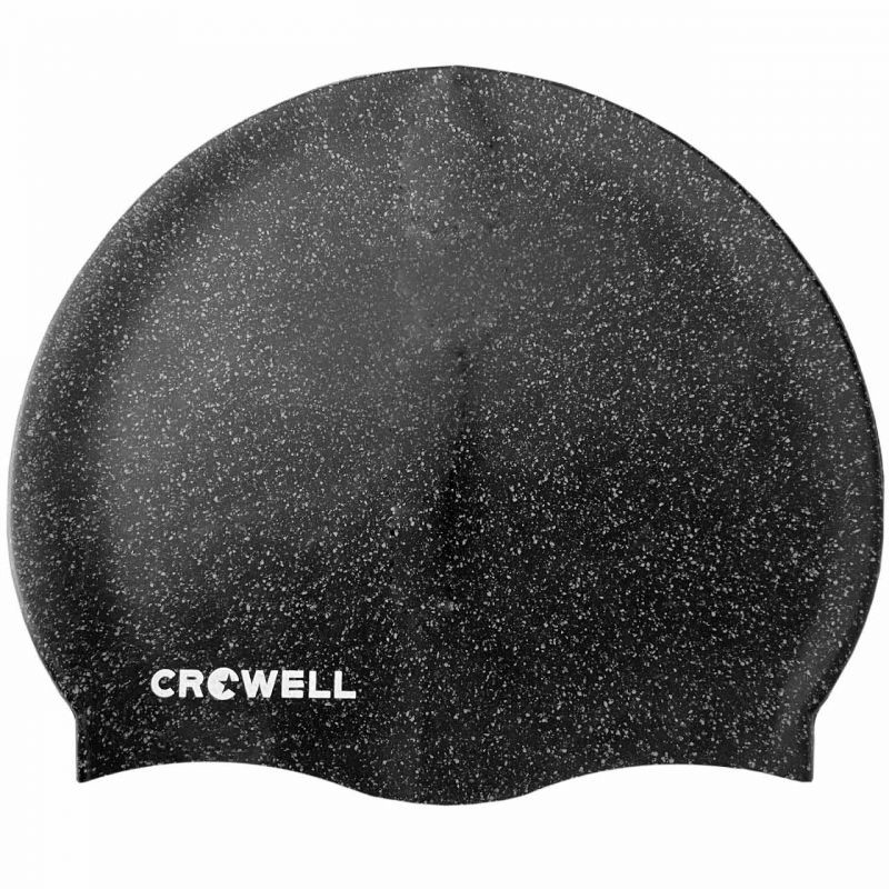 Silikonová plavecká čepice Crowell Recycling Pearl v černé barvě.1 NEUPLATŇUJE SE