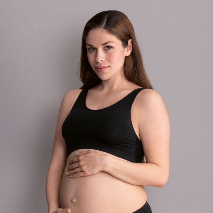 Seamless těhotenský top 5100 černá - Anita Maternity 001 černá M