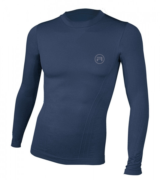 Pánské bezešvé triko dlouhý rukáv Active-Fit Barva: Modrá, velikost S/M