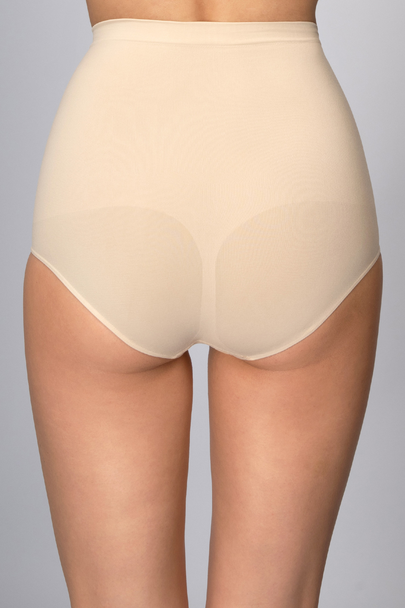 Kalhotky stahovací s vysokým pasem bezešvé Slip Bodyeffect Eco Barva: Tělová, Velikost M/L