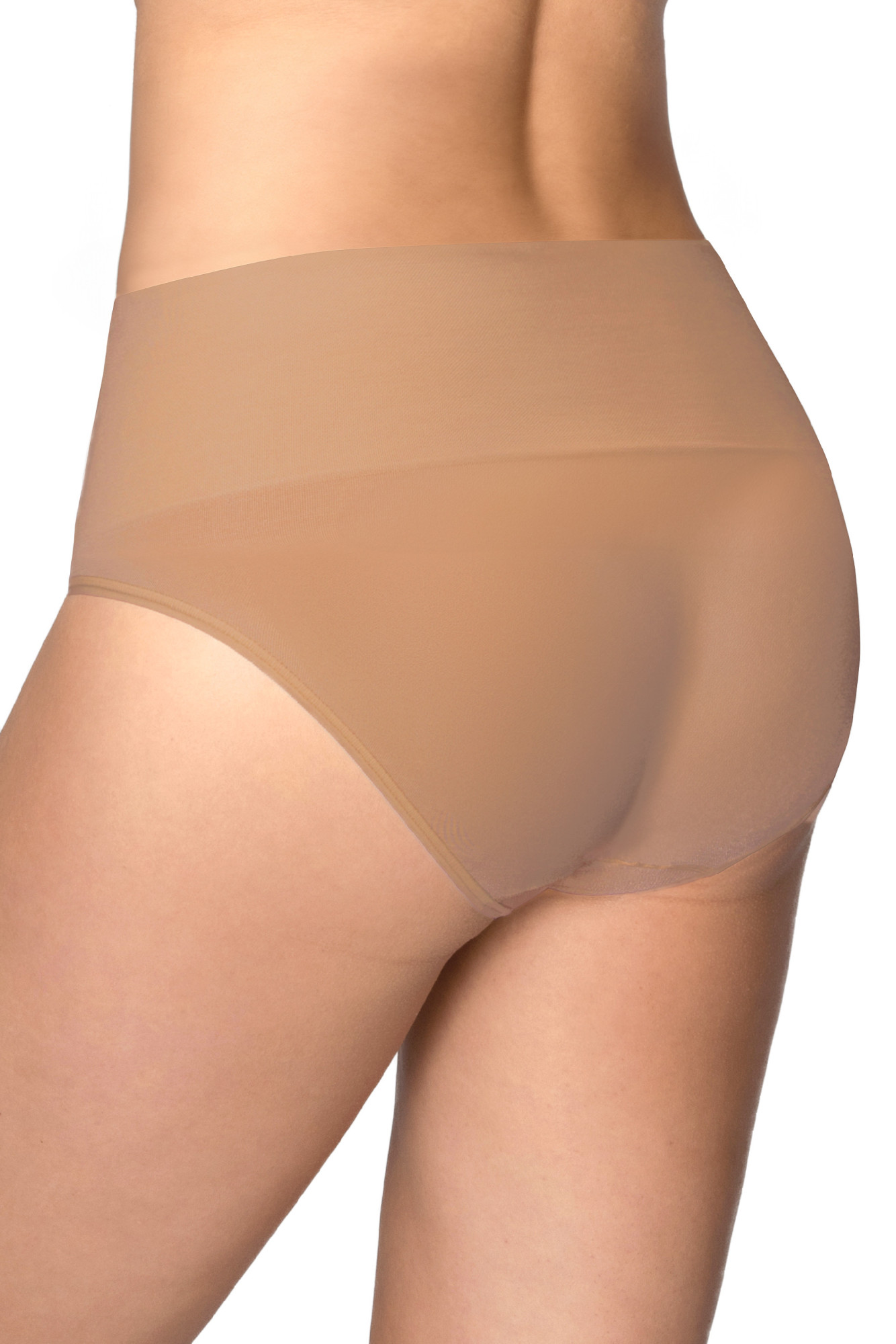 Kalhotky slip midi - TUMMY CONTROL Barva: NUDE, Velikost 3XL