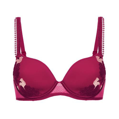 3D SPACER SHAPED UNDERWIRED BR 14V316 Raspberry(364) - Simone Perele malina 70C