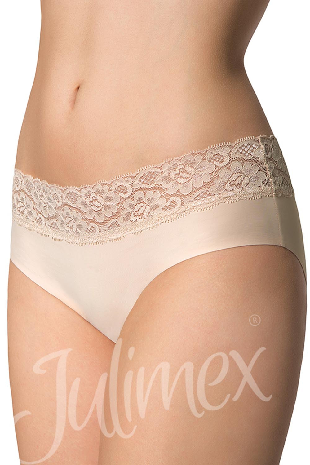 Julimex Hipster panty kolor:beżowy L