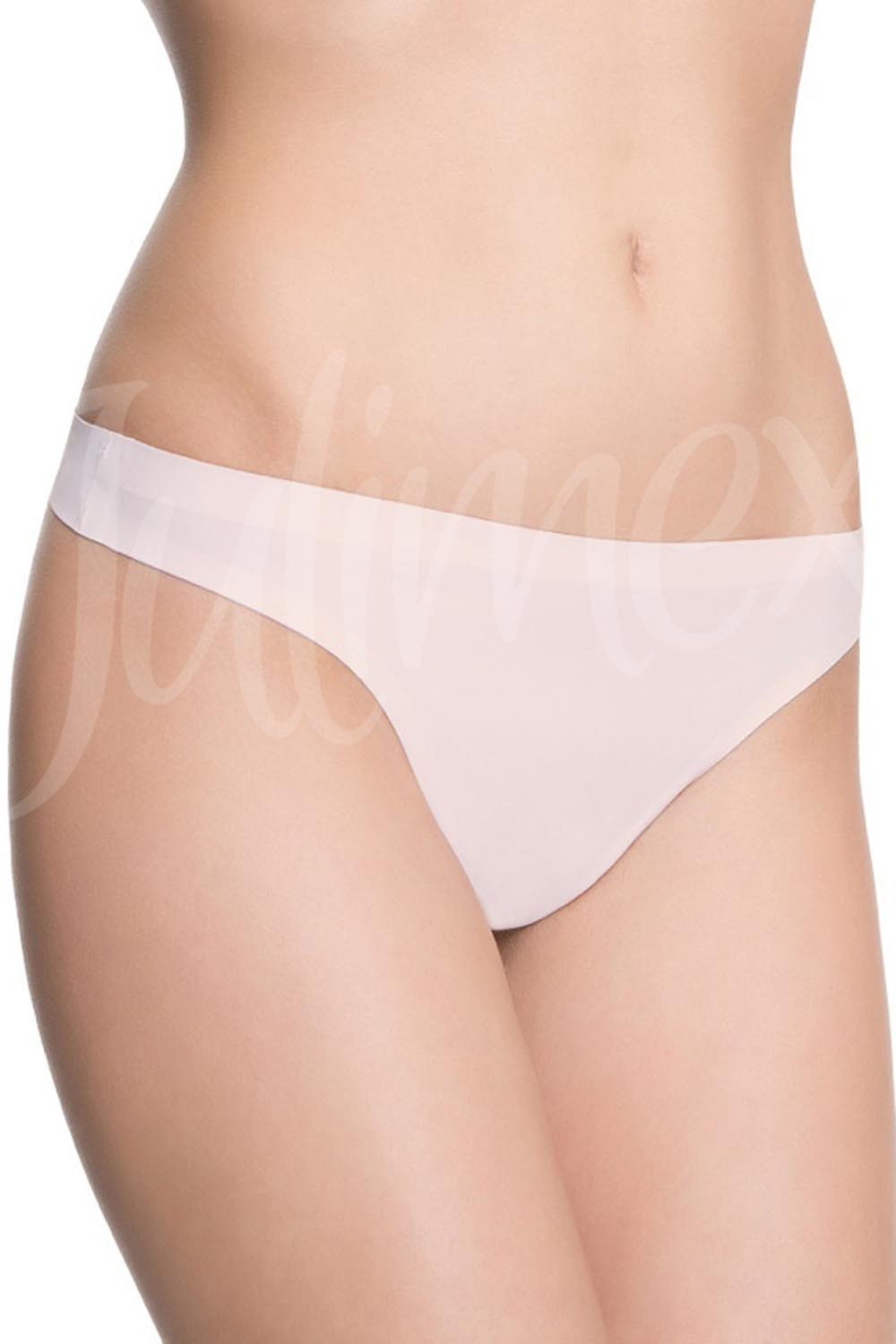 Julimex String panty kolor:beżowy L