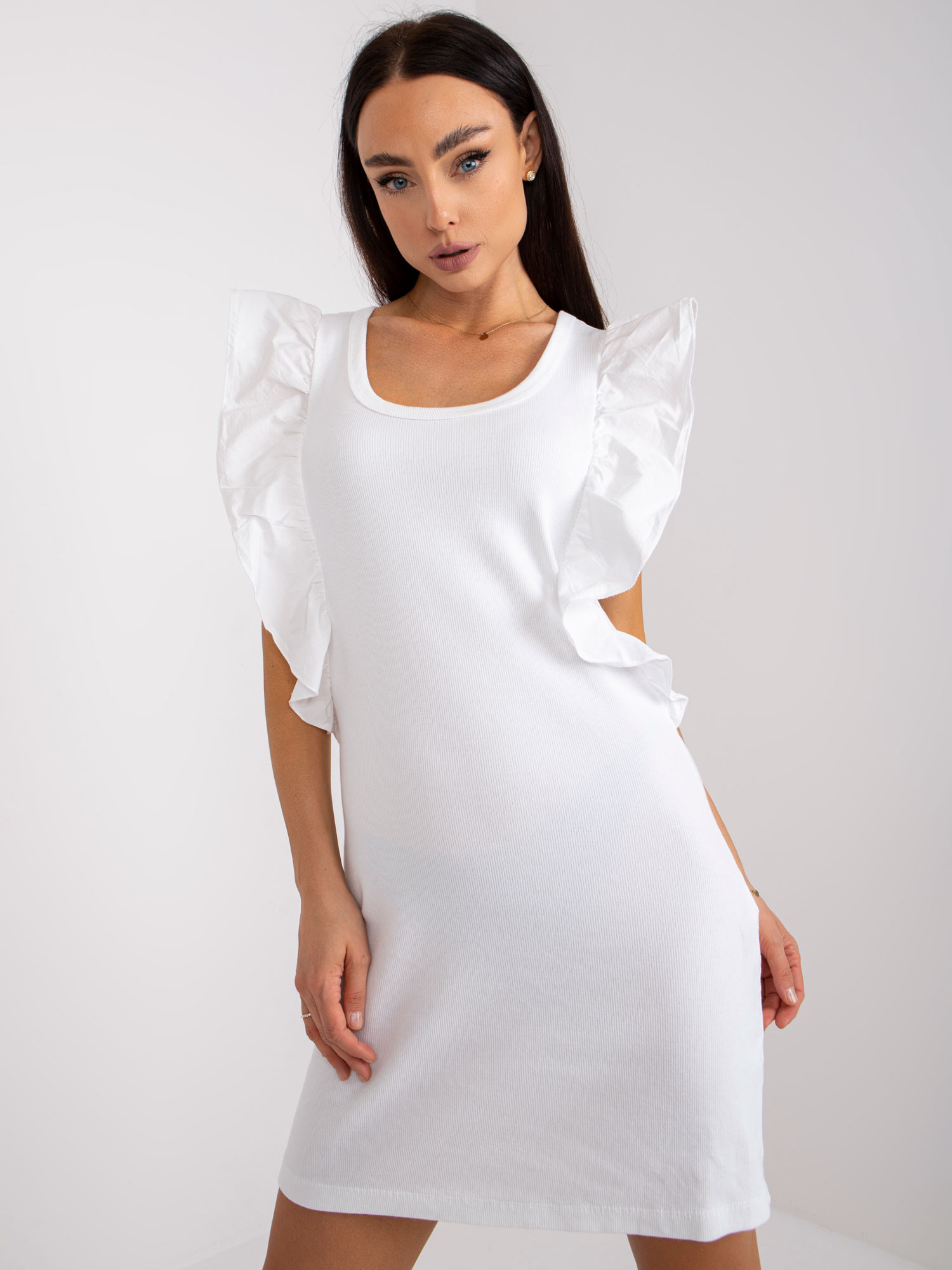 Šaty EM SK F365.22 bílých jedna velikost