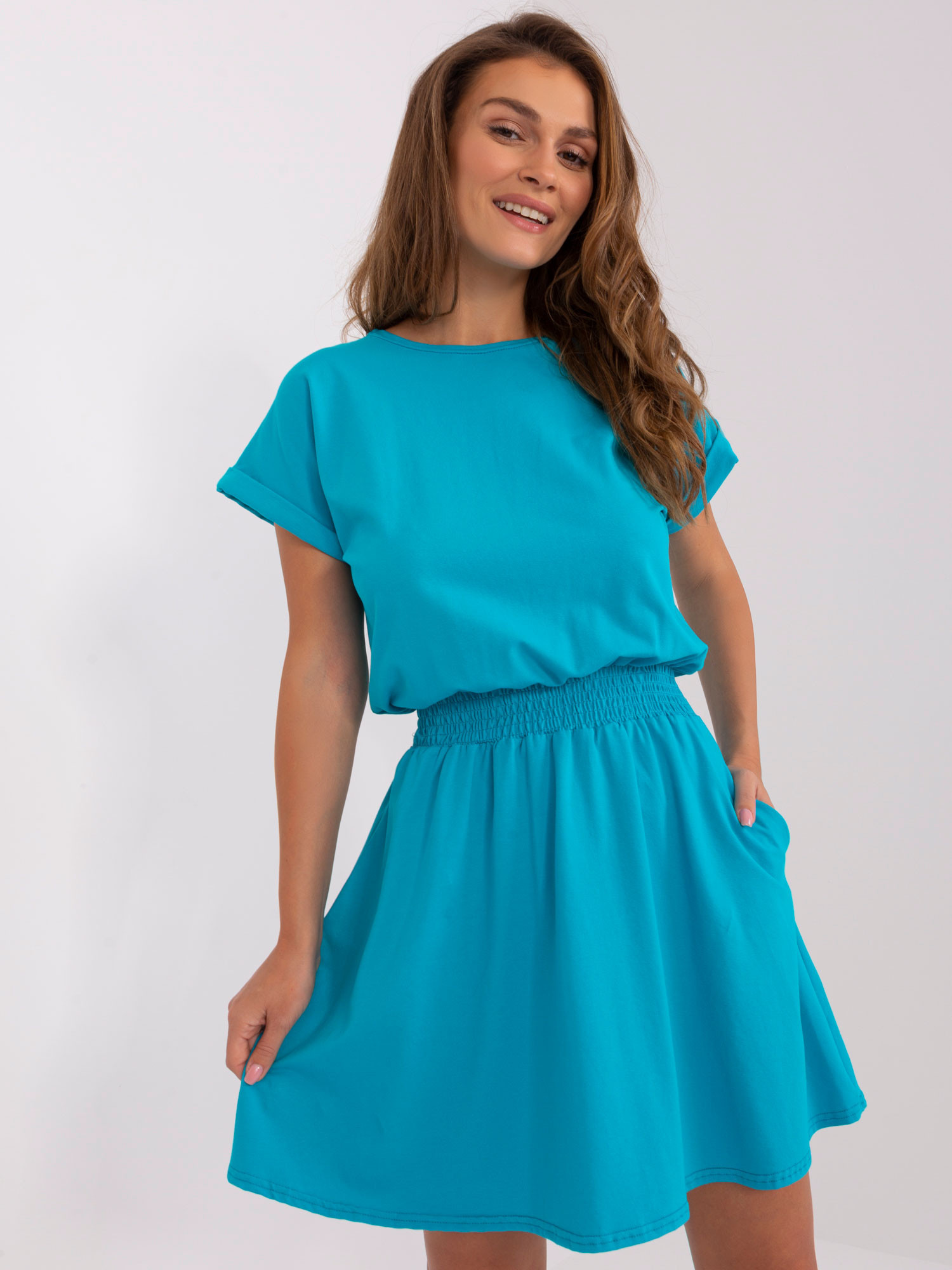 WN SK 657 šaty.13 modrá XL