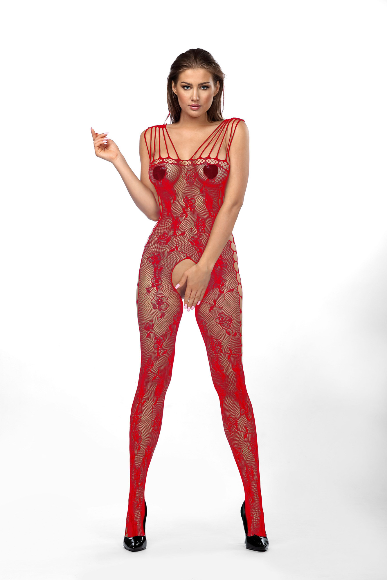 Bodystocking Jadis Red - Anais L/XL