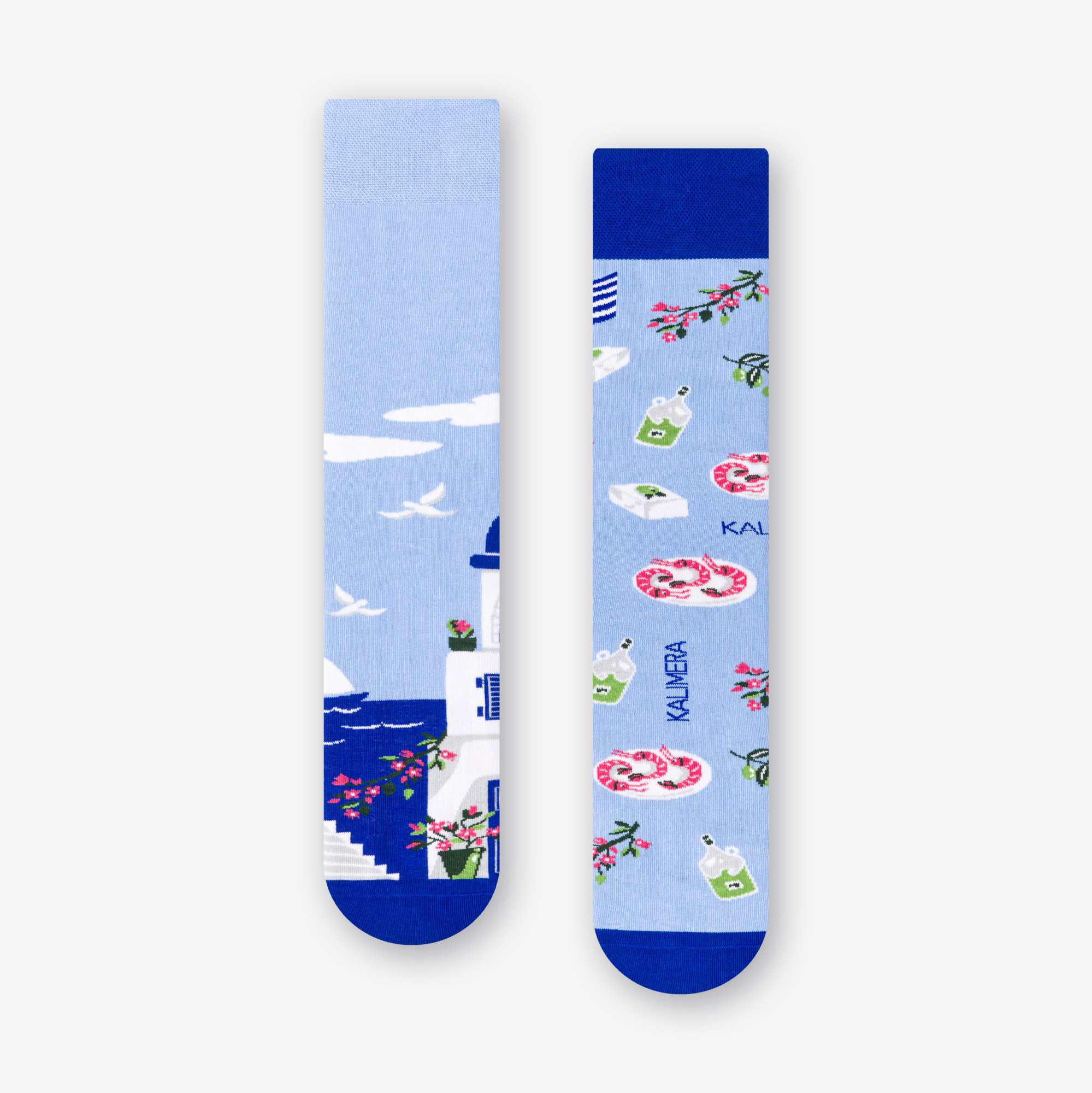 Ponožky Santorini 079-A069 Modrá - Více 39/42