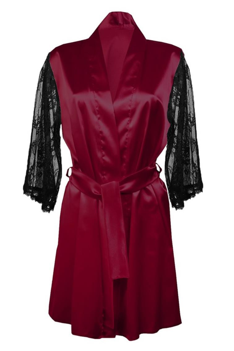 DKaren Housecoat Elizabeth Crimson 2XL Crimson