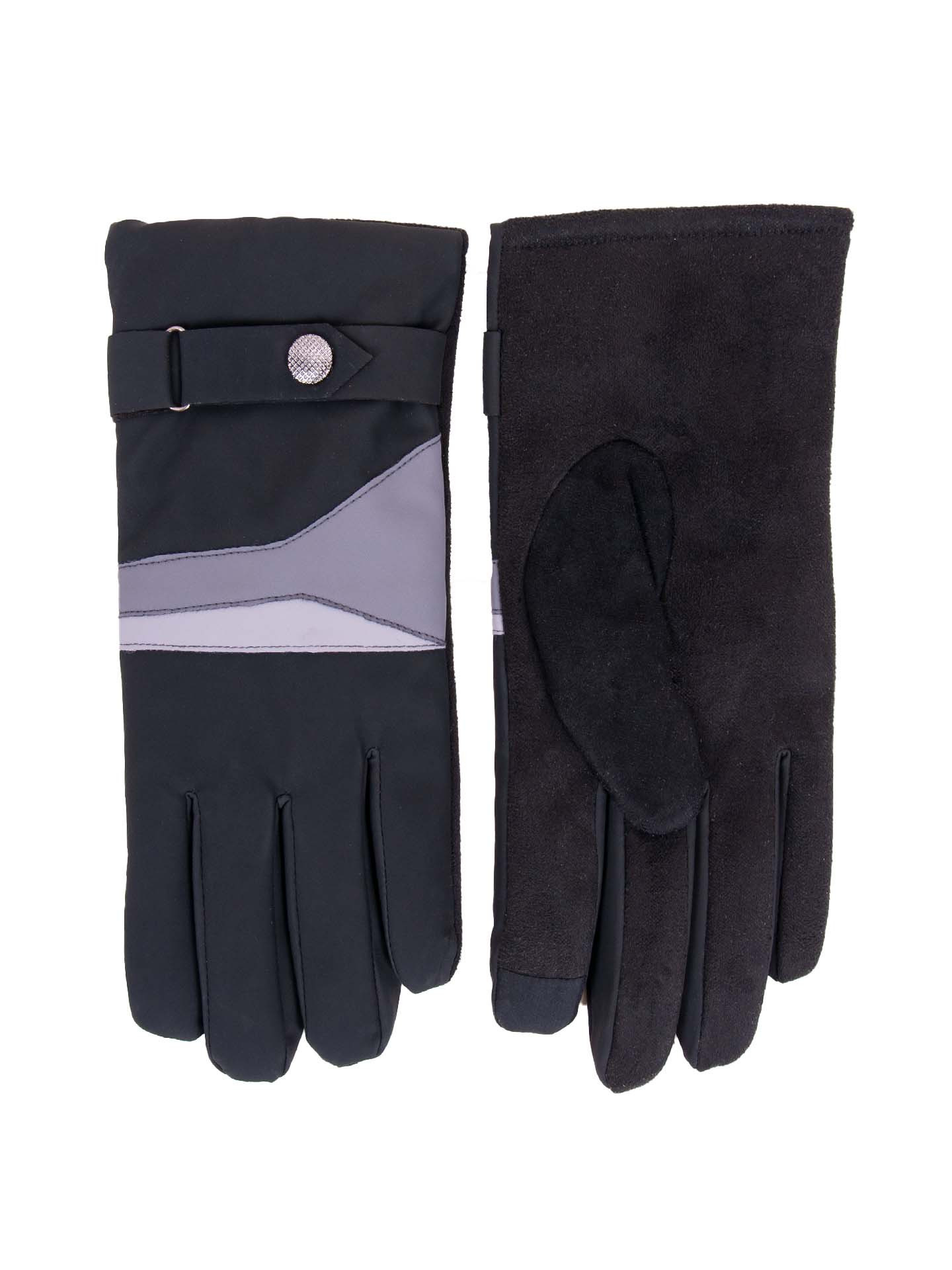 Yoclub Pánské rukavice RS-081/5P/MAN/001 Black 27