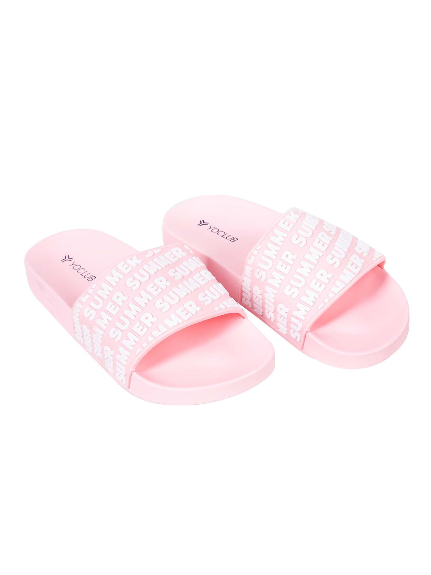 Yoclub Dámské sandály Slide OKL-0063K-0600 Pink 39