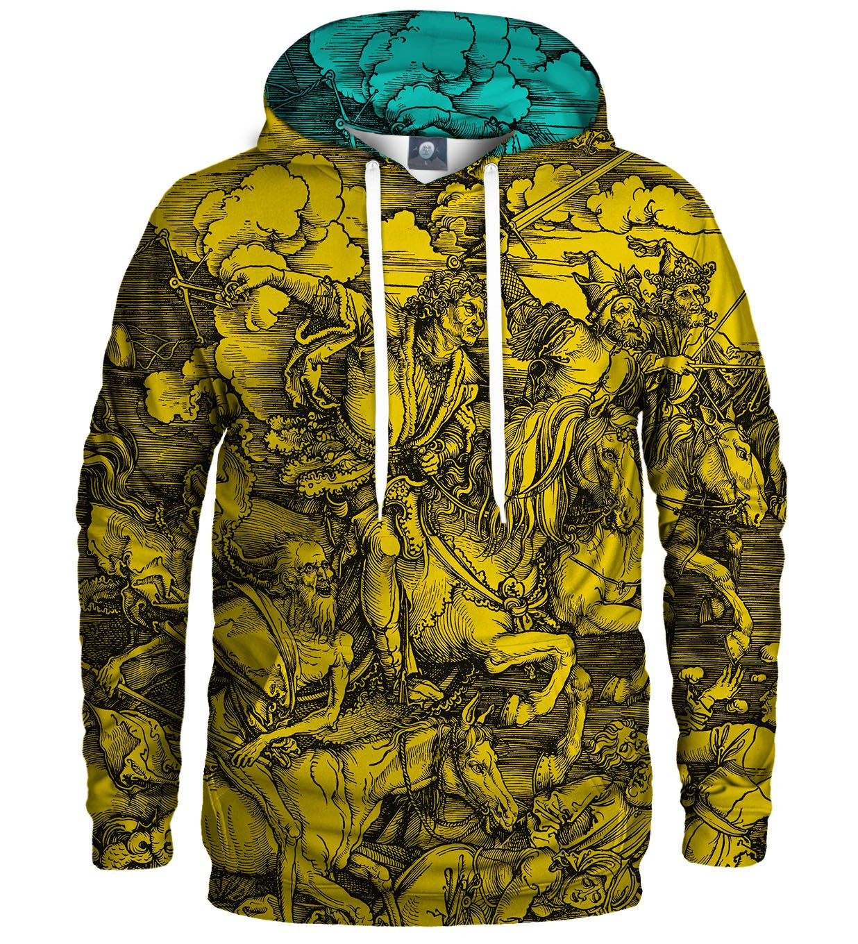 Aloha From Deer Durer Series - Four Riders Hoodie H-K AFD507 Yellow S