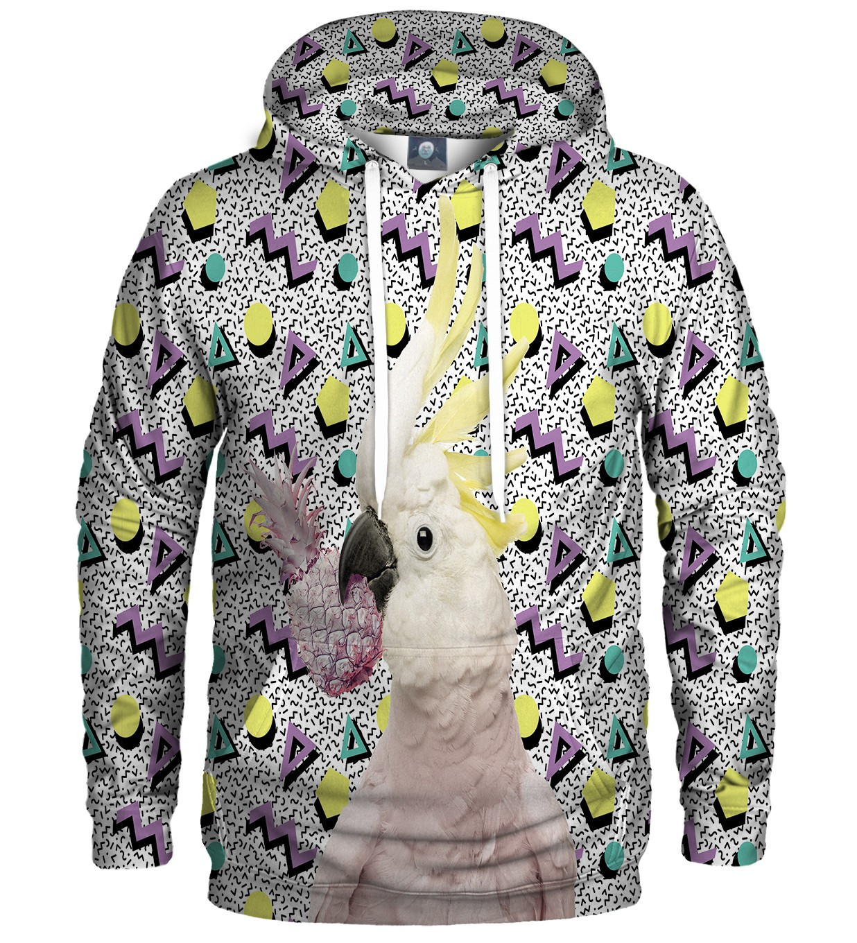 Aloha From Deer Crazy Parrot Hoodie H-K AFD030 White XXL