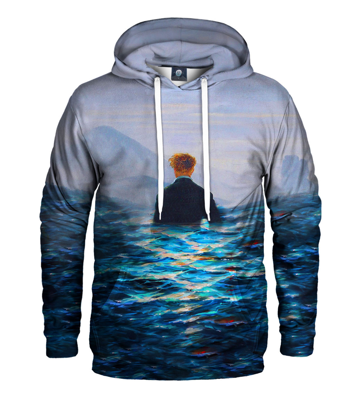 Aloha From Deer Wanderer Under The Sea Hoodie H-K AFD951 Blue XS