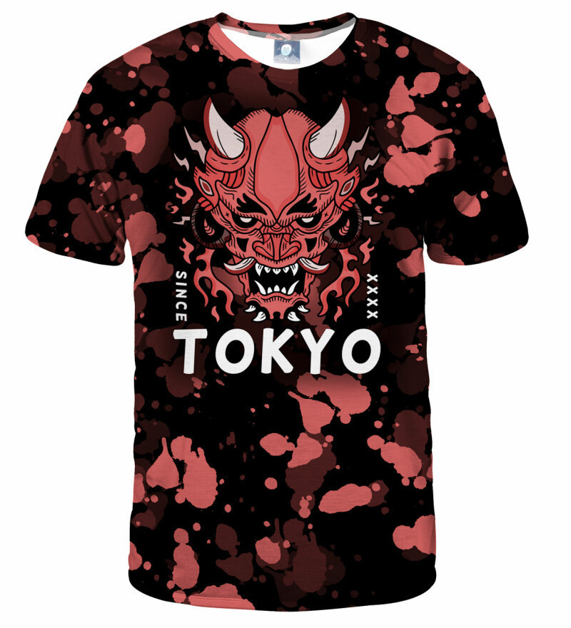 Aloha From Deer Tokyo Oni T-Shirt TSH AFD937 Červená barva S