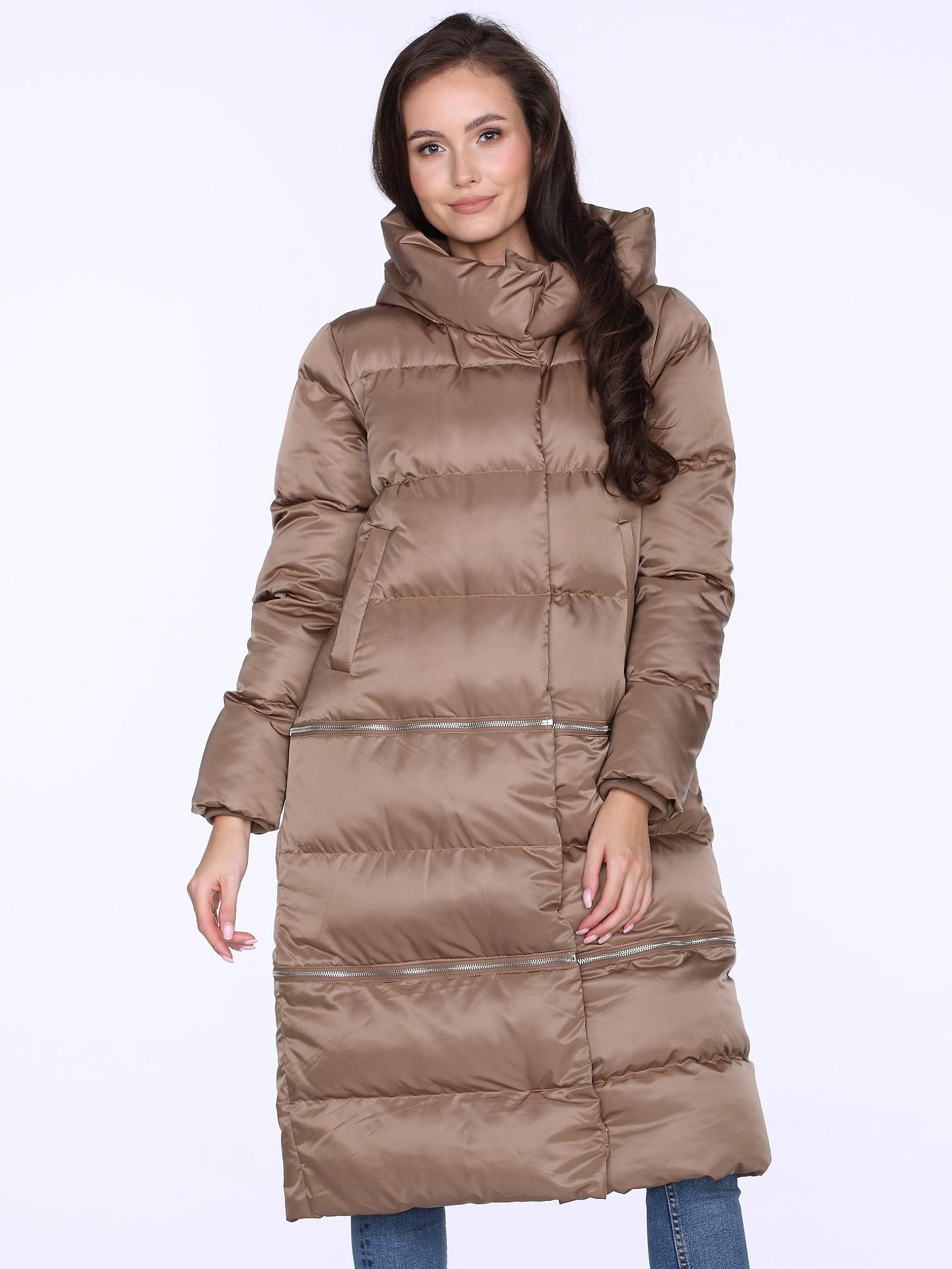 PERSO Coat BLH220031F Béžová barva XL