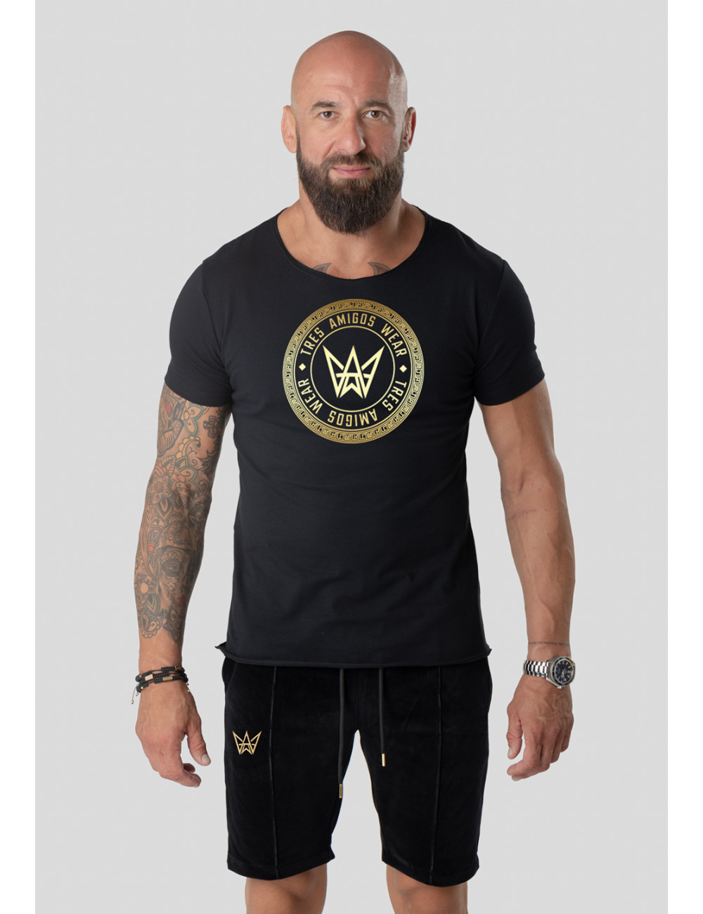 TRES AMIGOS WEAR tričko Official Warrior Black XL