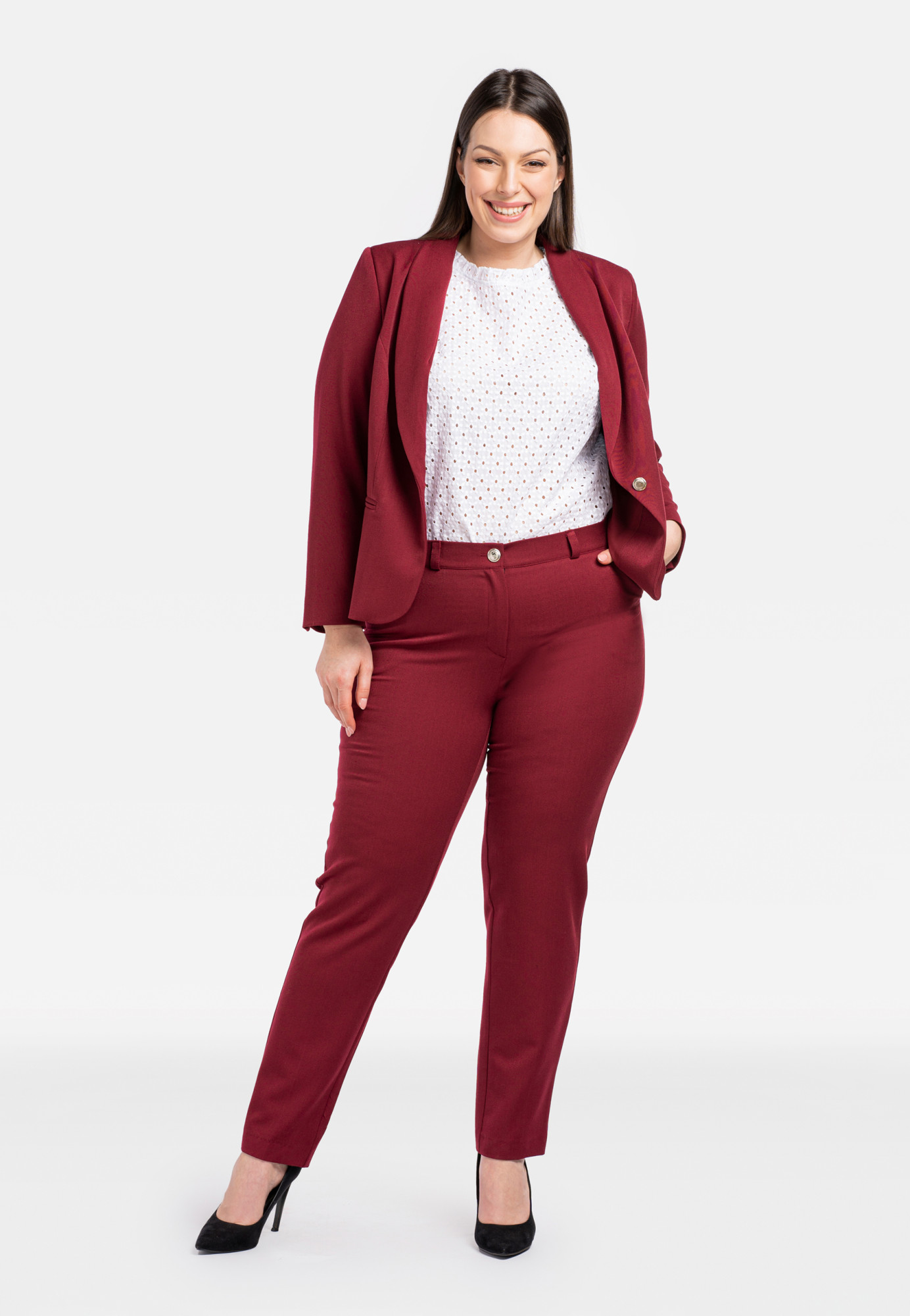 Bunda Karko Mela X294 Burgundy 52