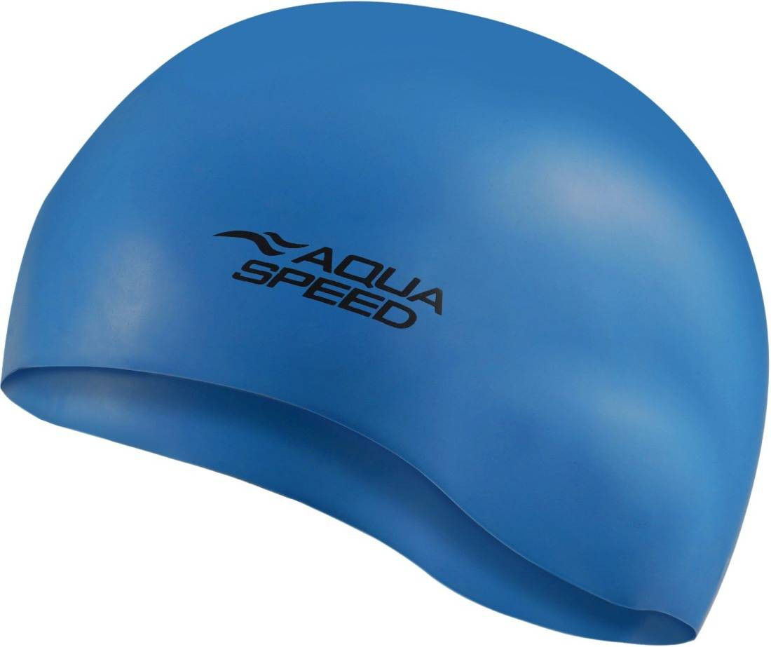 AQUA SPEED Plavecká čepice Mono Blue Pattern 24 L/XL
