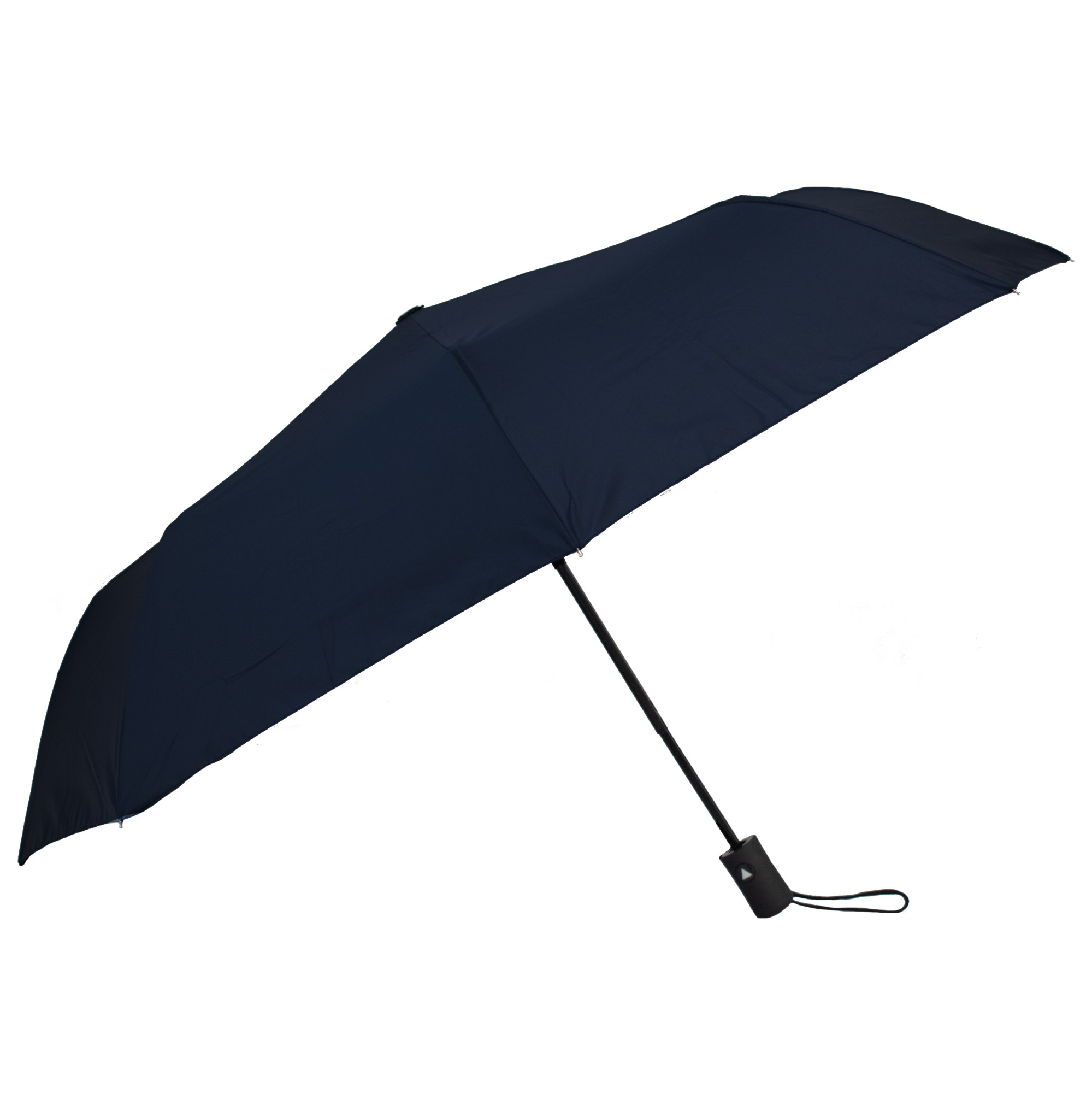 Krátký poloautomatický deštník Semiline L2050-0 Black Průměr 95 cm