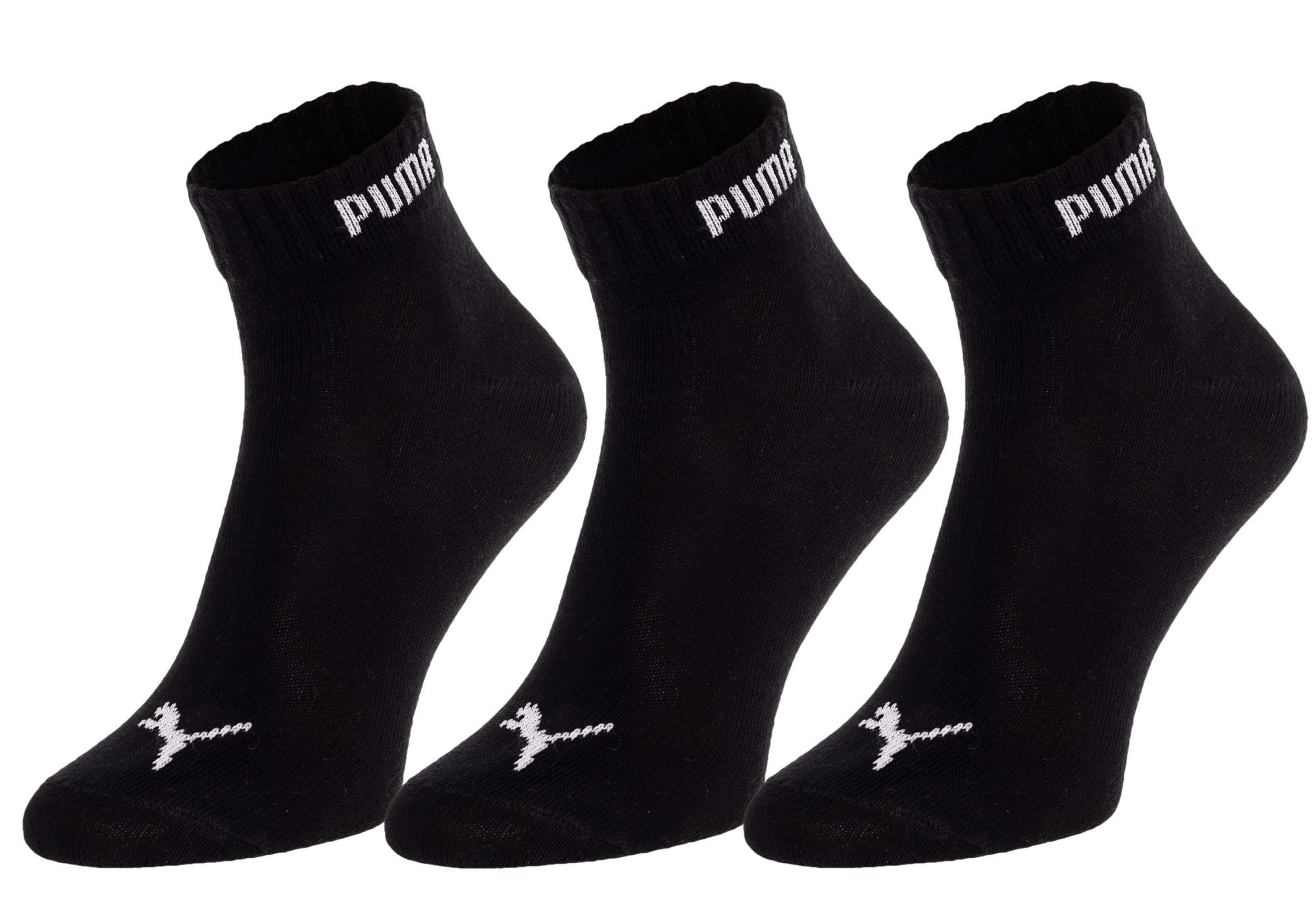 Puma 3Pack Ponožky 887498 Black 35-38