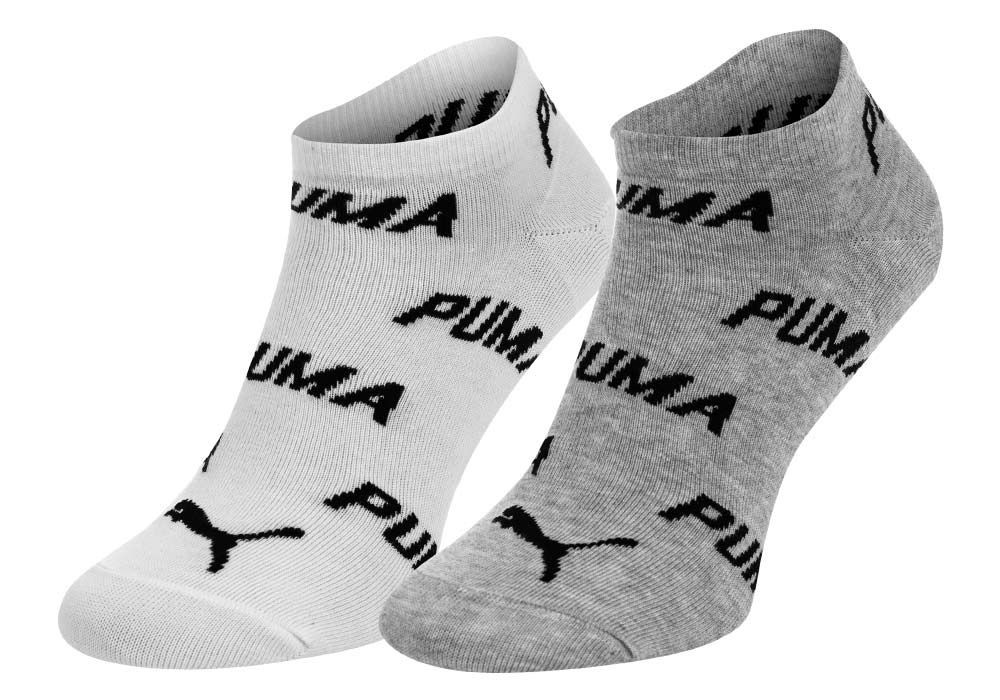 Puma 2Pack Ponožky 907947 Grey/White 39-42