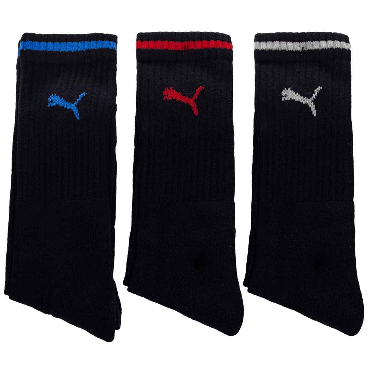 Puma 3Pack Socks 90794101 Black 39-42