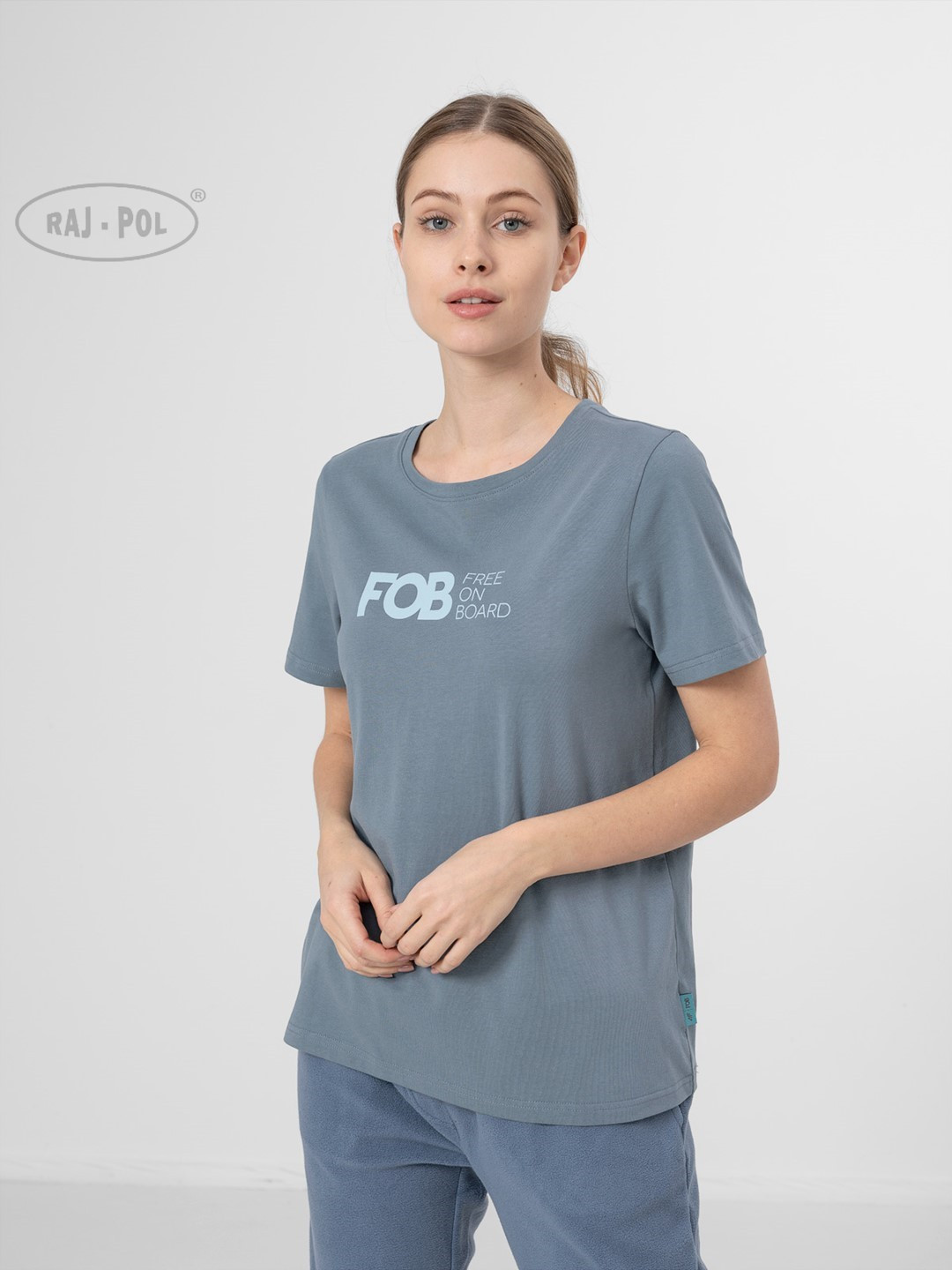 4F T-Shirt TSD010 32S Modrá L