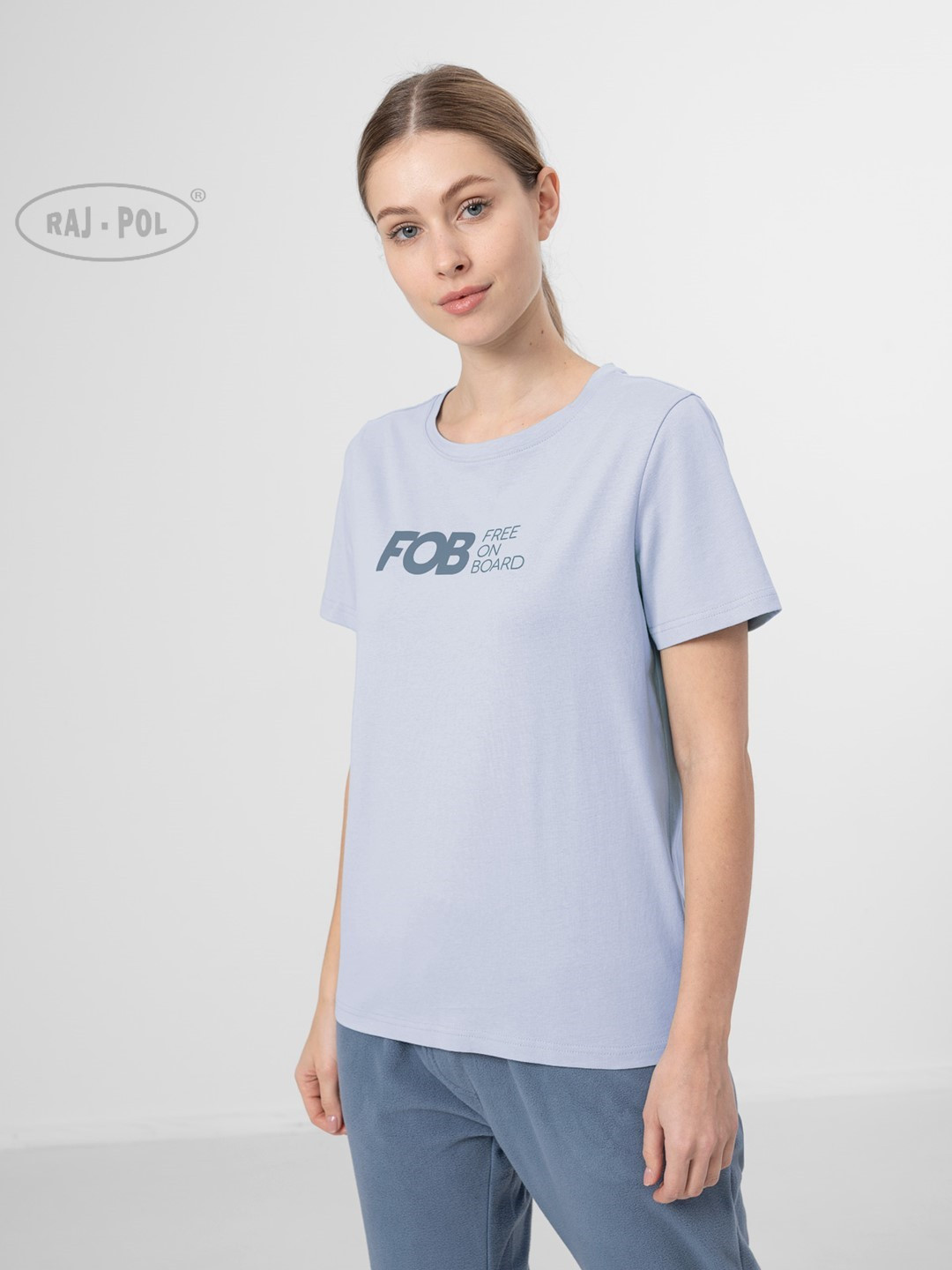 4F T-Shirt TSD010 34S Světle modrá XL
