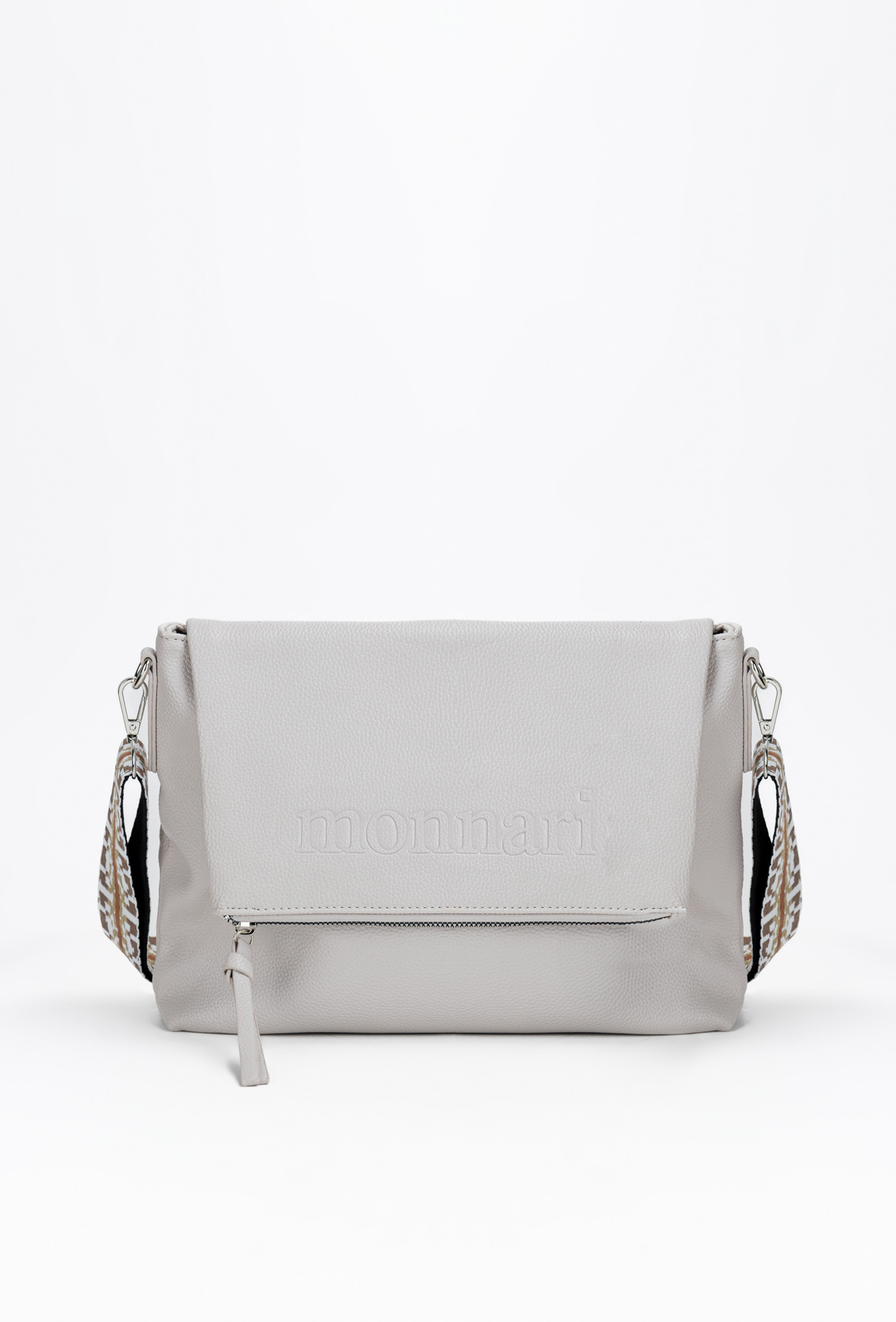 Monnari Bags Dámská kabelka s klopou Grey OS