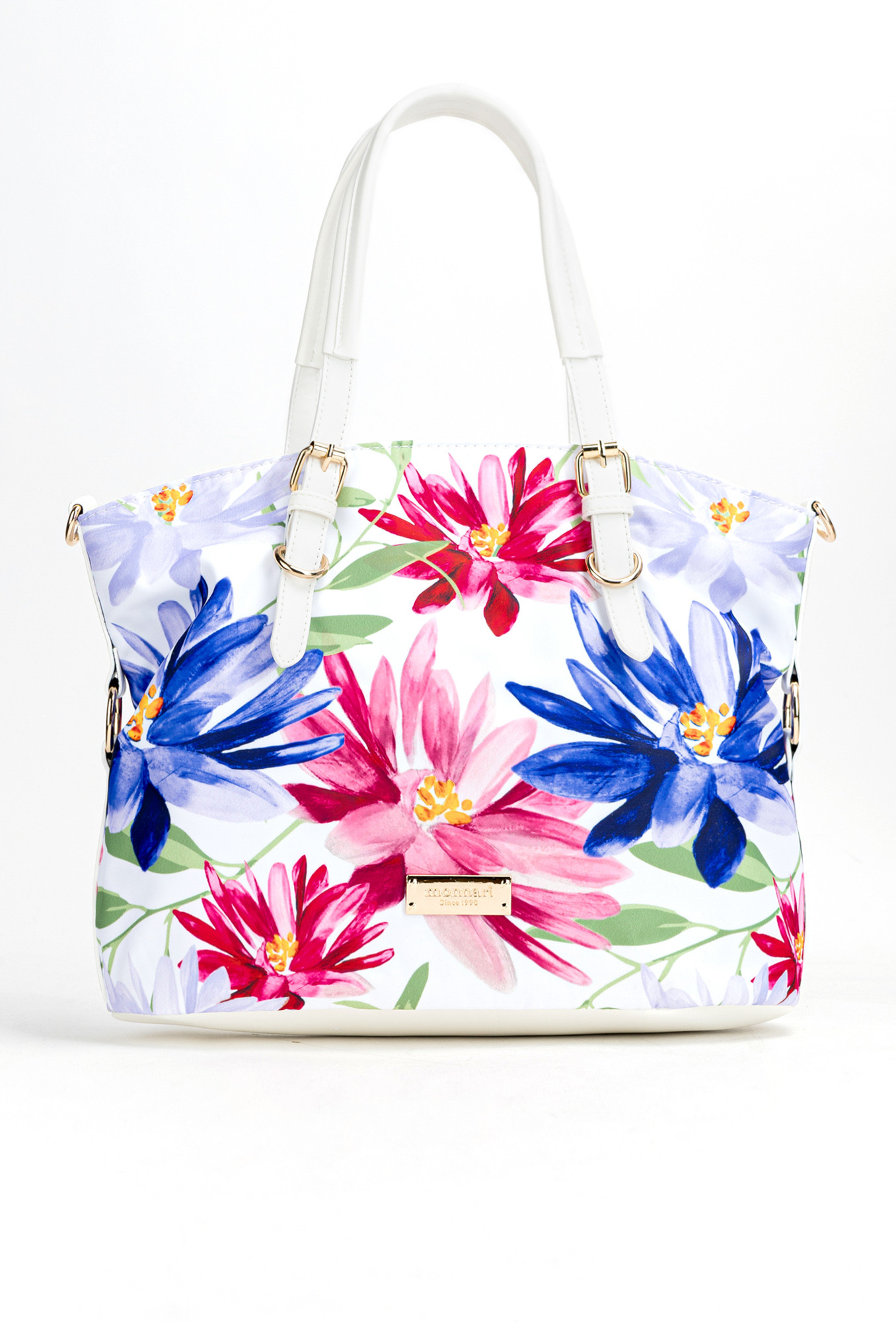 Monnari Bags Dámská kabelka s květinovým vzorem Multi White OS