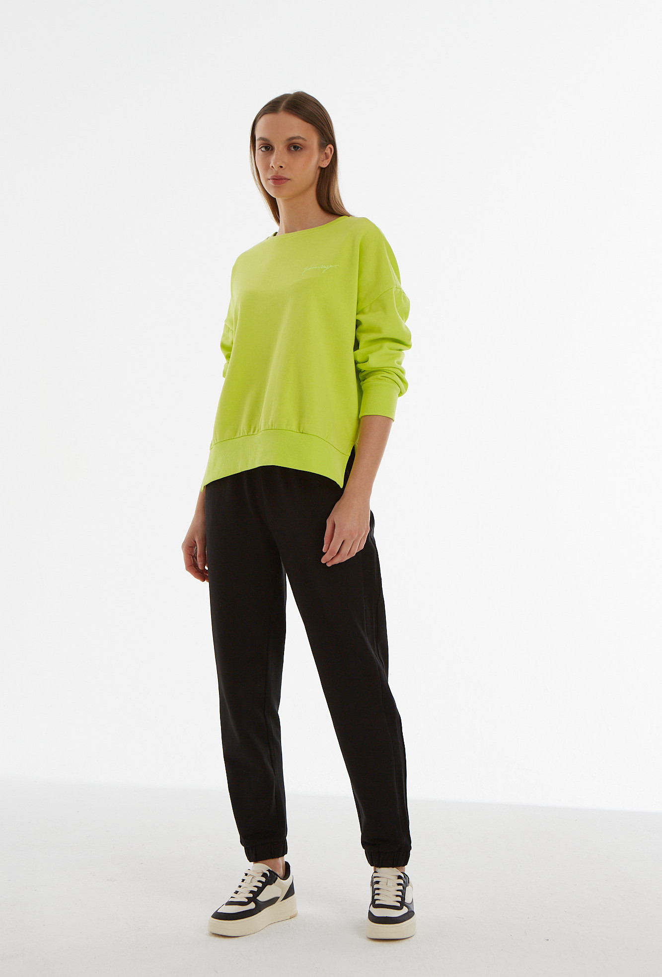 Monnari Mikiny Neon Free-Form Sweatshirt Multi Green S