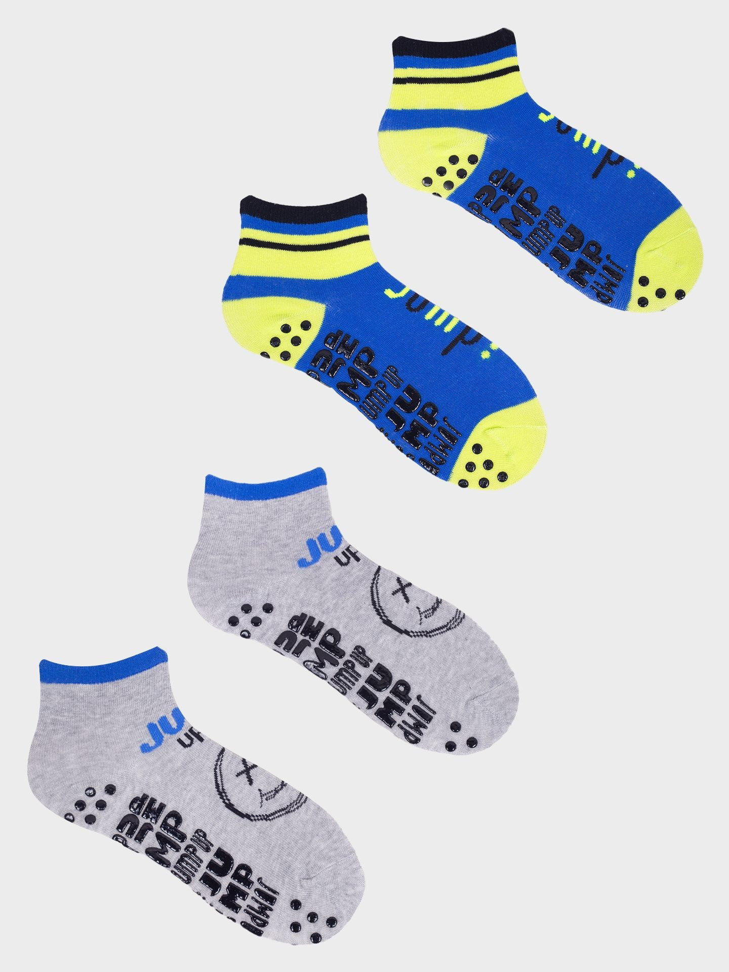Yoclub Trampolínové ponožky 2-pack SKS-0021C-AA0A-001 Vícebarevné 27-30