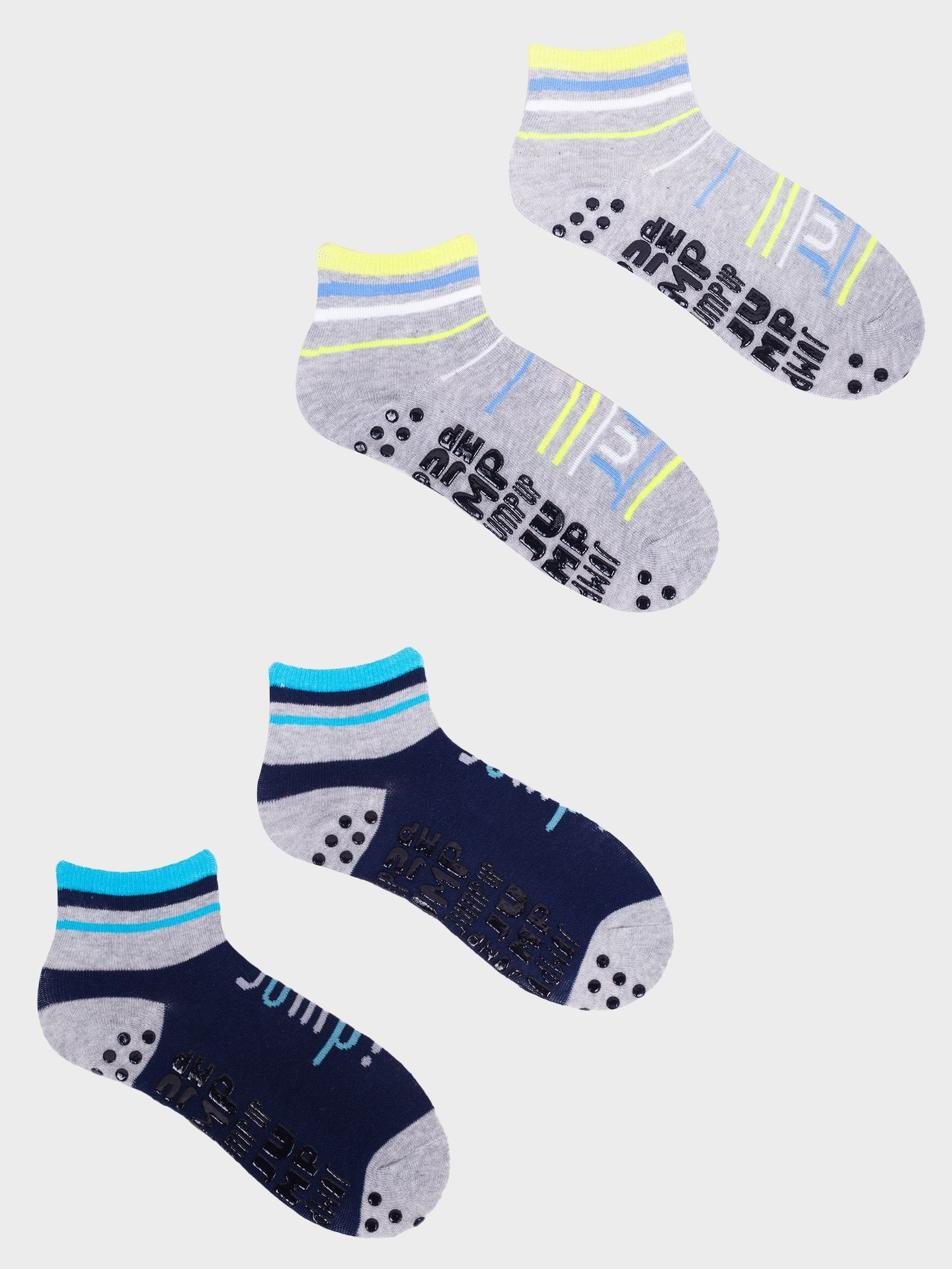Yoclub Trampolínové ponožky 2-pack SKS-0021C-AA0A-003 Vícebarevné 27-30