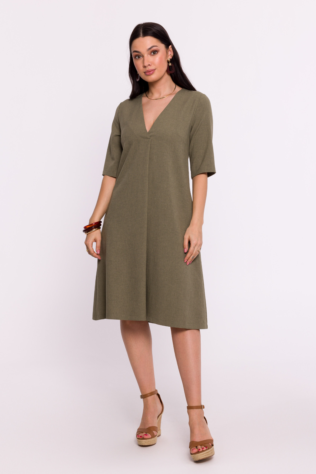 BeWear Šaty B280 Olive L