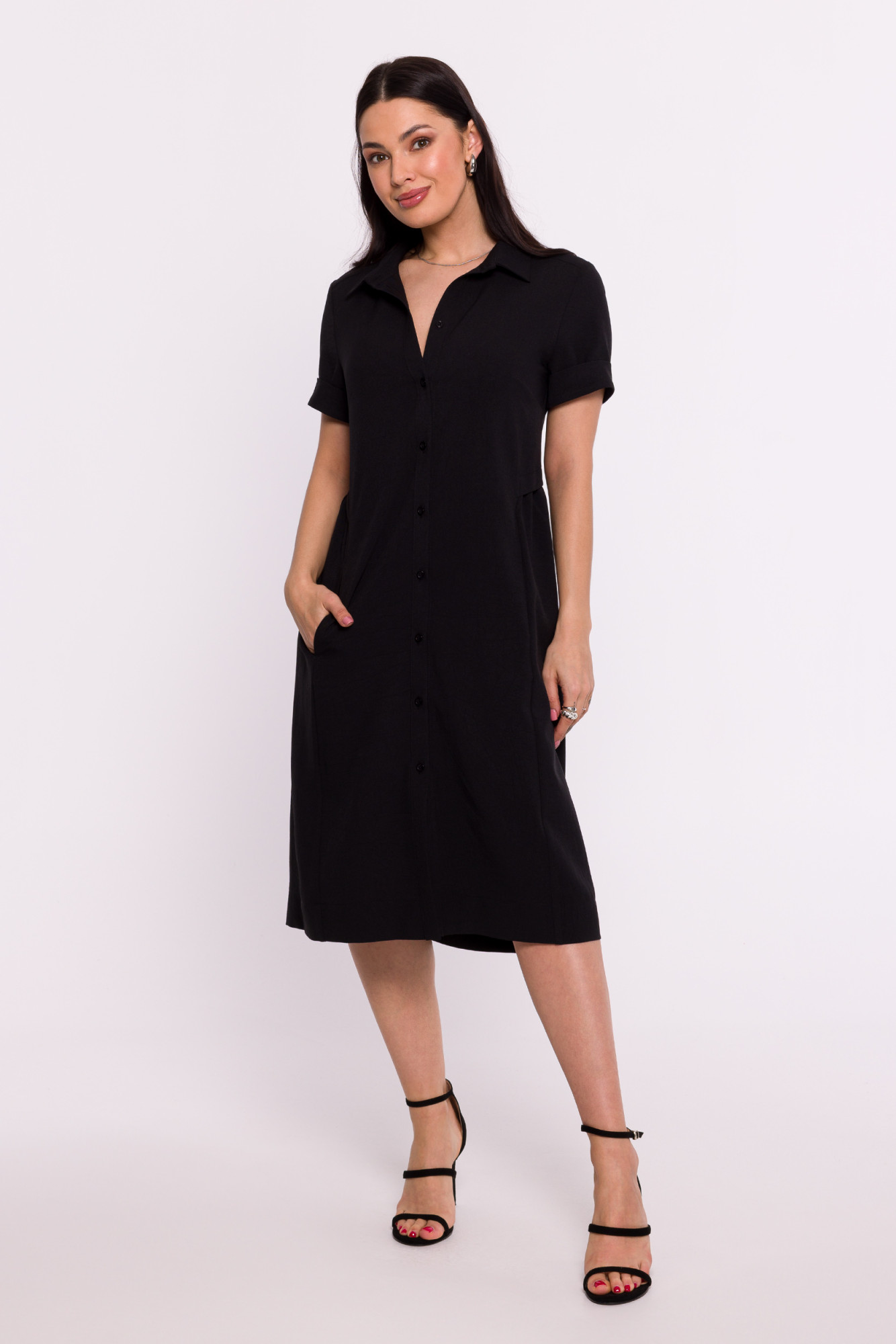 Šaty BeWear B282 Black M