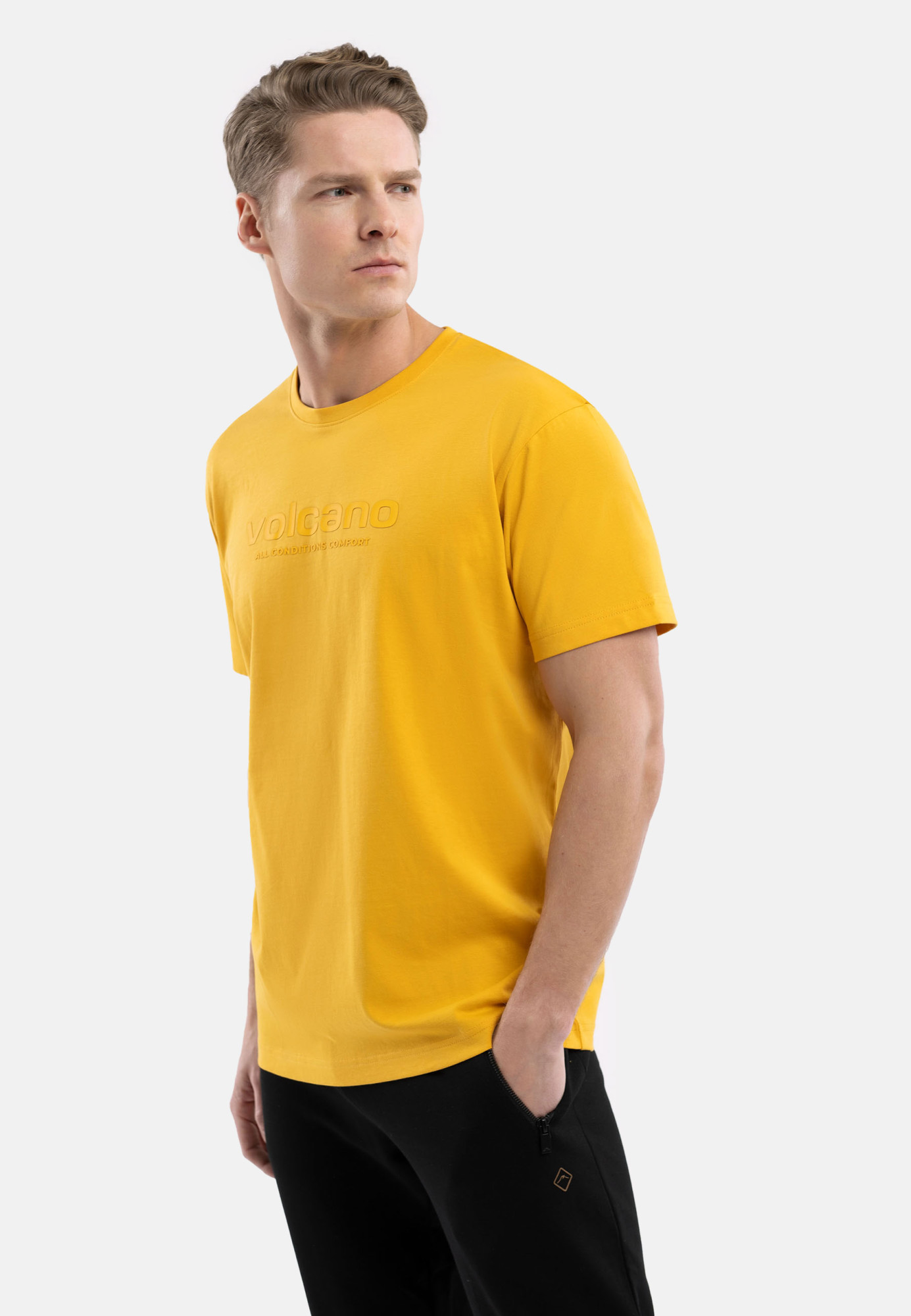 Tričko Volcano T-Wit Yellow XL