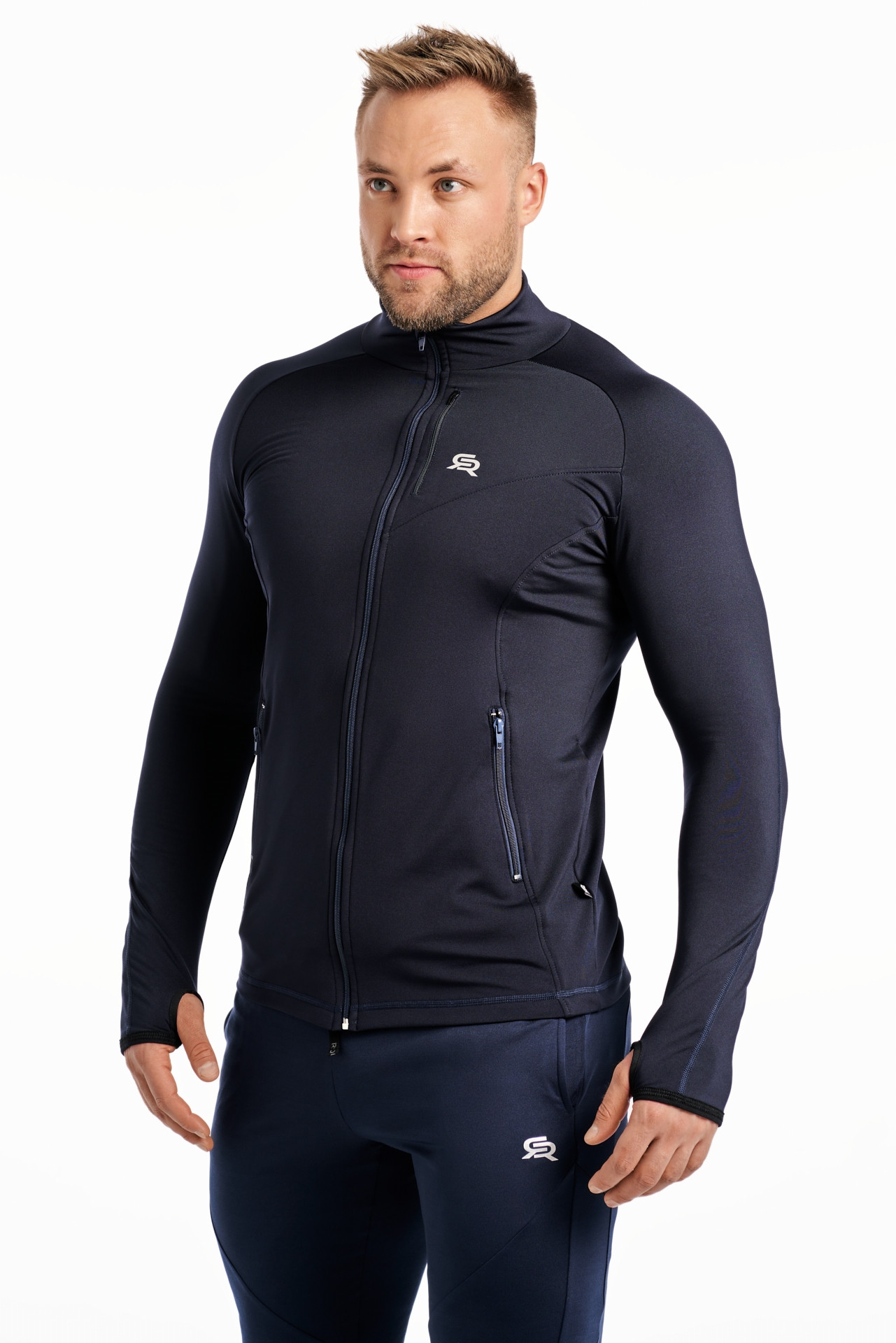 Drsná mikina Radical Boost Navy Blue XL