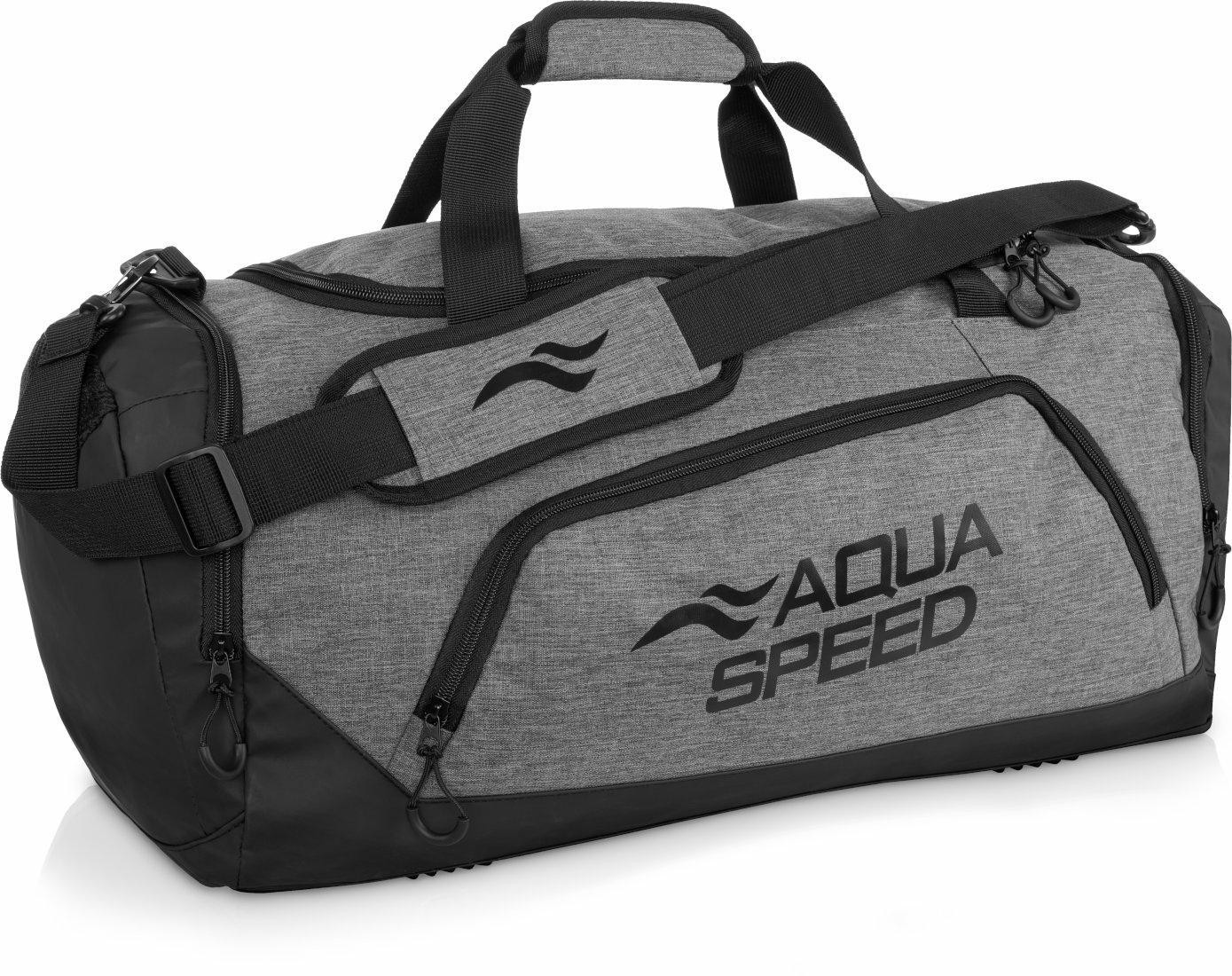 AQUA SPEED Sportovní taška Aqua Speed Grey/Black D - 43 l - 55 cm x 26 cm x 30 cm