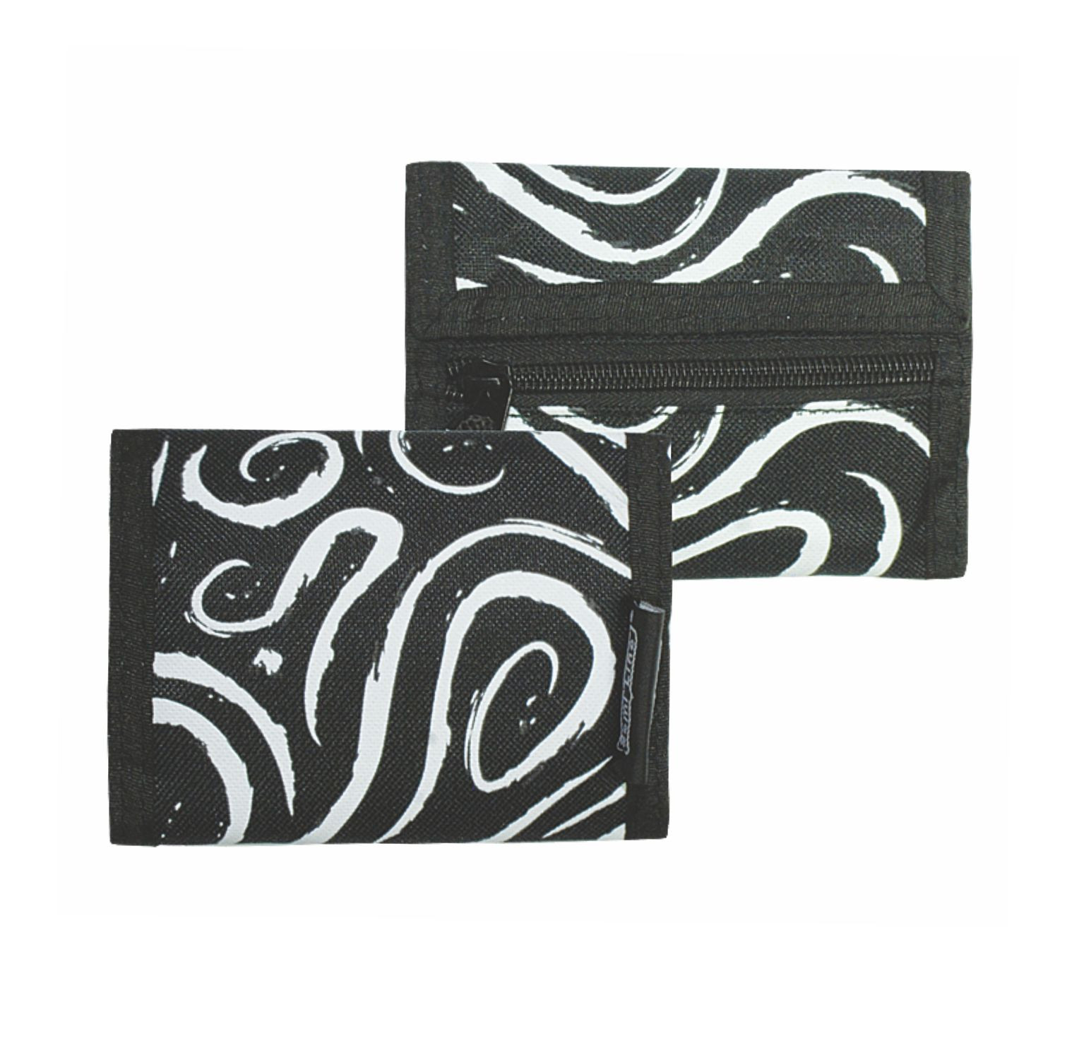 Semiline Peněženka 3226-3 černá/bílá 10 cm x 13 cm