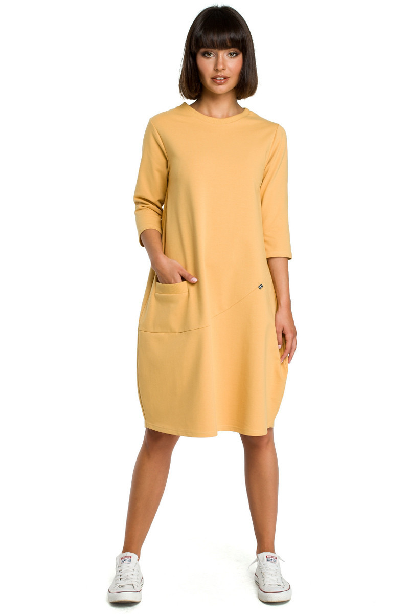 Šaty BeWear B083 Yellow XL