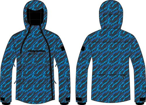 Pánská lyžařská bunda s membránou ptx ALPINE PRO GHAD electric blue lemonade varianta pa M